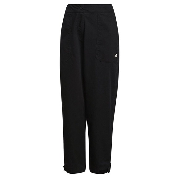 Adidas Womens Twill High-Rise Pants Black XS NWT - Picture 2 of 8